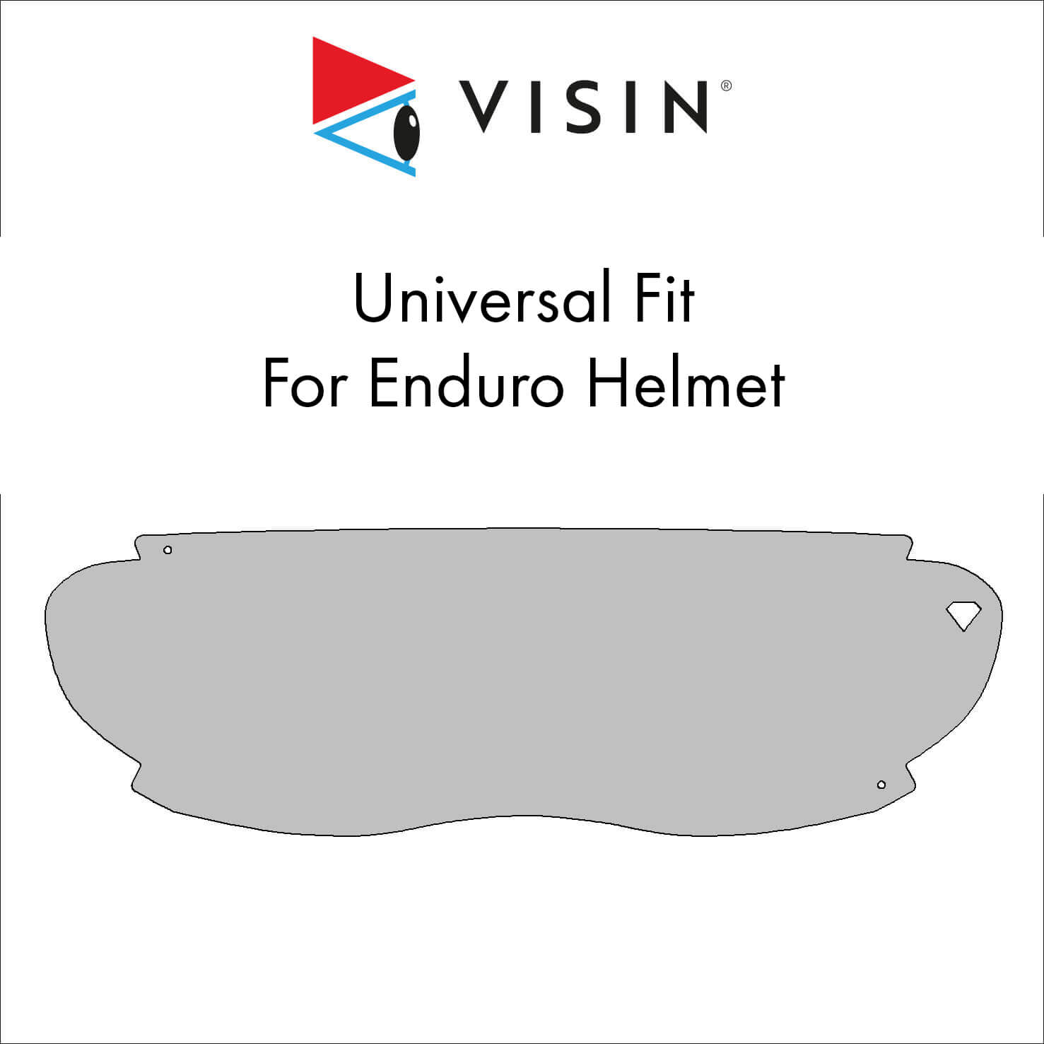 VISIN Universal Enduro Heated Visor Insert Pack Heated Visor Insert